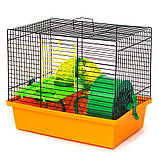 Клітка для хом'як яка МІККІ МІККІ ЛЮКС УКРАЇНА цинк, 33,5*23*28,8 см, фото 2