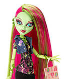 Лялька Monster High Venus McFlytrap Ваѕіс Монстер Хай Венера МакФлайтрап базова з вихованцем, фото 2