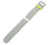 Подвійний ремінець з перфорацією для годинника Asus ZenWatch 2 (WI501Q) - Grey&Yellow, фото 5