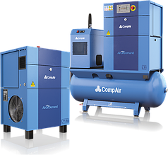 Компресори гвинтові CompAir кВт 7-22 (0,82 - 3,66 м3/хв.)