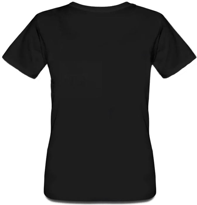 Женская футболка Placebo - Mountain Graph (чёрная) - фото 2 - id-p727388925