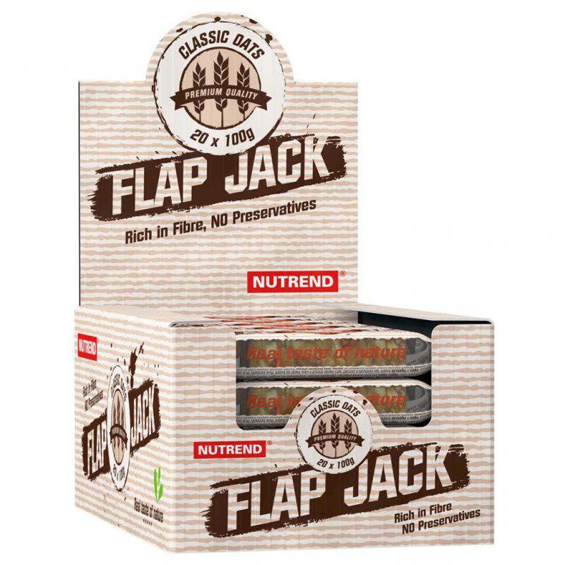 Зернові батончики Nutrend Flap Jack 20x100g