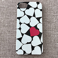 Чохол incase Snap Single Hearts iPhone 5s / SE Chrome / pink (CL69155) EAN / UPC: 650450129402