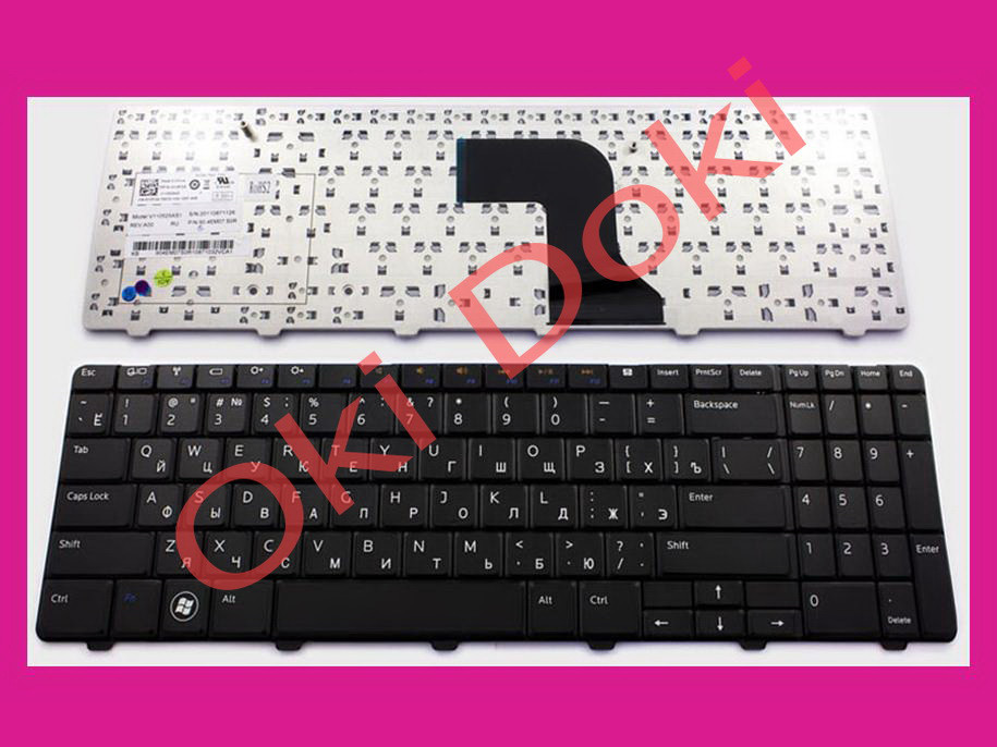 Клавіатура Dell Inspiron HK1TJ HW580 J81N5 K5JPM M5010 M7592 M7Y92 MVP96 N5010 NSK-DRASW NSK-DRASW0R O9GT99