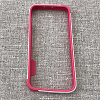 Бампер AVOC iPhone 5s/SE white/pink