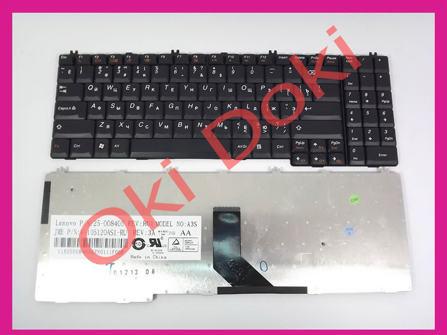 Клавіатура Lenovo IdeaPad 25-008405 A3S B550 B560 G550 G550A G550M G555 V-105120AS1 V560