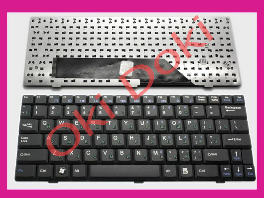 Клавіатура для ноутбука MSI Wind MP-08A76SU-359 S1N-1ERU271-C54 U100 U110 U115 U120 U123 U90 V022322BK1