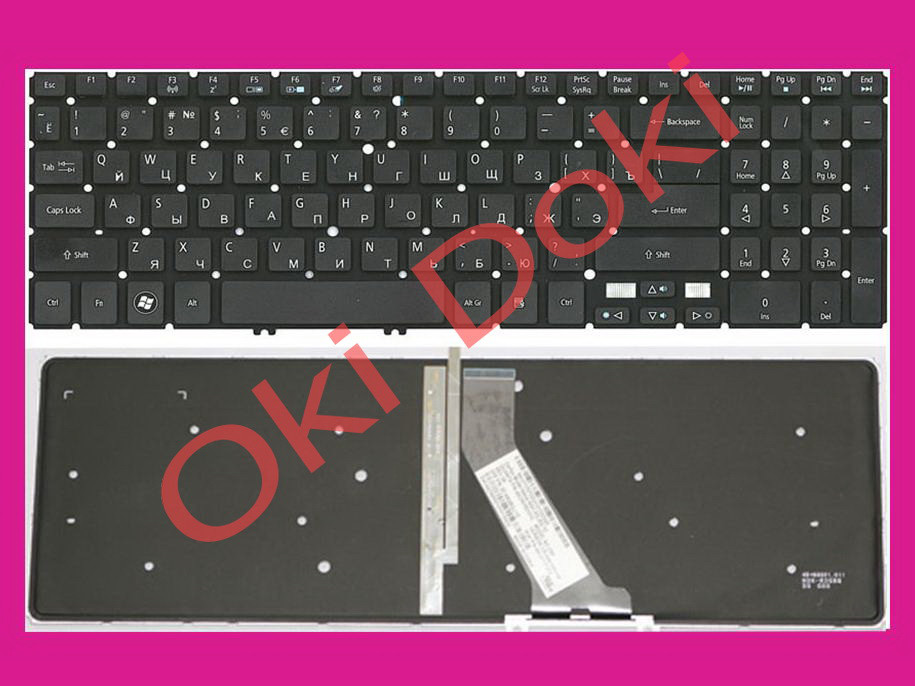 Клавіатура Acer Aspire NK.I1717.07P NSK-R3LBQ