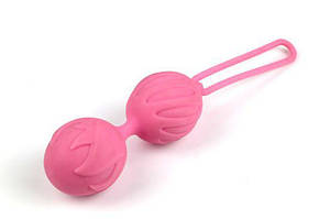 Вагінальні кульки Adrien Lastic Geisha Lastic Balls Mini Pink (S), діаметр 3,4 см, вага 85 гг