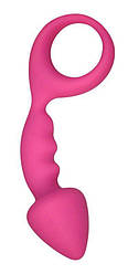 Анальний вилка Adrien Lastic Budy Pink з стимулюючою ногою, макс. Діаметр 2,5 см