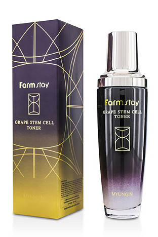 Тонер (тонік) з фітостовбуровими клітинами винограду FarmStay GRAPE STEM CELL TONER 130ml, фото 2