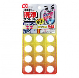 Таблетки для прочищення засмічень в стічних трубах 12 шт 150 г (590378)