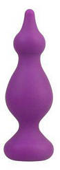 Анальний штекер Adrien Lastic Amuse середній фіолетовий (м) з двома переходами, макс. діаметр 3,6 см