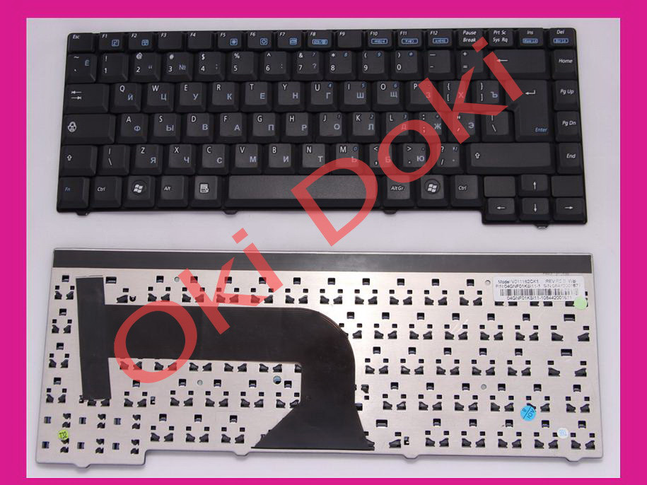 Клавіатура Asus 1071001808 A9Rp A9T Z9 04GNF01KRU11-1 04GNF01KRU12 9J.N0D82.00R K011162H1 MP-07B36SU-5282