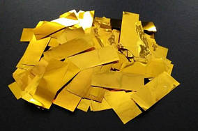 Конфеті — метафан ЗОЛОТО. Упаковка 20 грамів