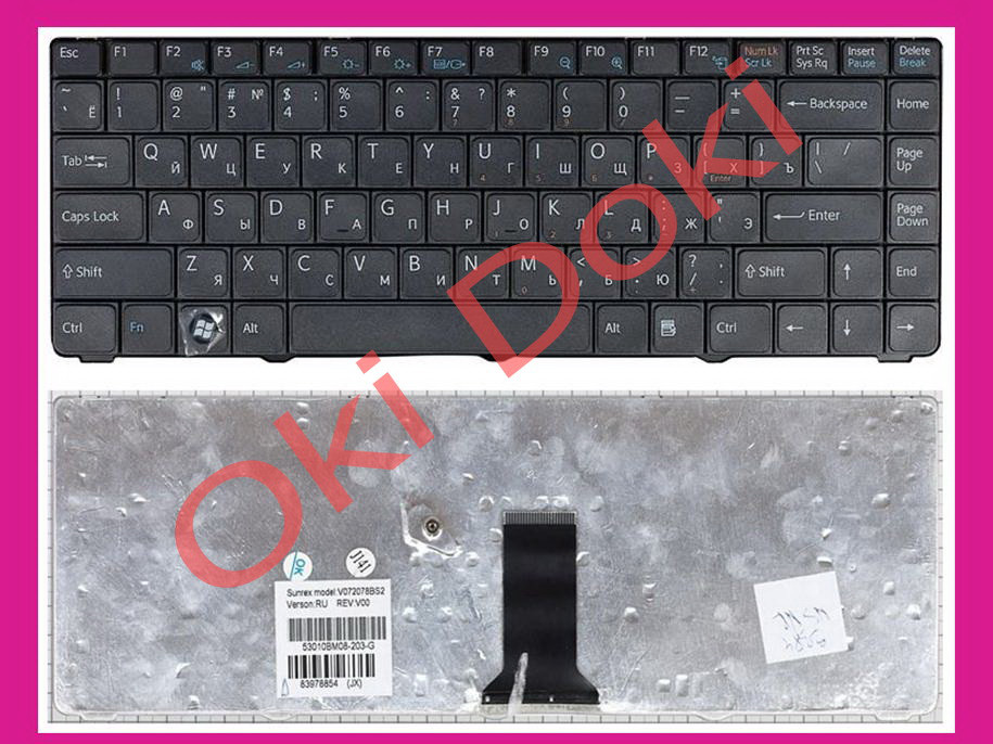 Клавіатура Sony Vaio VGN-NS21SR VGN-NS21X VGN-NS21Z VGN-NS290 VGN-NS290J/L VGN-NS290J/S VGN-NS295D/P