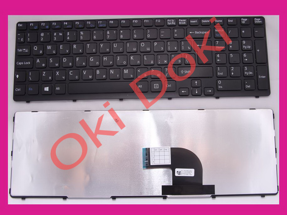 Клавіатура Sony SVE1711G1R SVE1711H1E SVE1711J1E SVE1711K1E SVE1711L1E SVE1711P1E SVE1711Q1E SVE1711Q1R