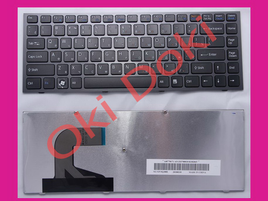Клавіатура Sony VPCS12M9E VPCS12M9R VPCS12V9E VPCS12V9R VPCS12X9E VPCS12X9R VPCS131FM VPCS132FX VPCS132GX