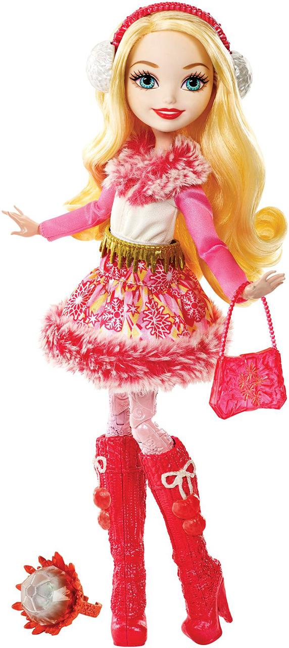 Лялька Ever After High Епл вайт Епічна зима Epic Winter Apple White Doll, фото 1