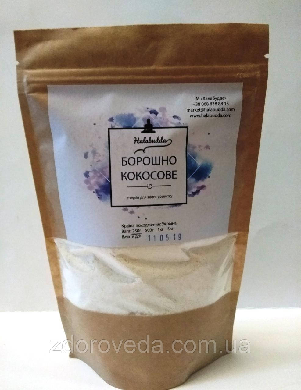 Кокосове борошно, 250г, фото 1