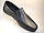 Чоловічі мокасини шкіряні чорні стильні весняна взуття ETHEREAL Classic Black by Rosso Avangard, фото 2