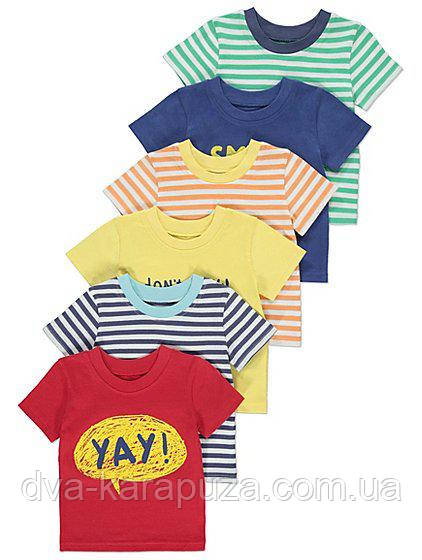 Бавовняна футболка для хлопчика Georgе, 18-24 міс! Поштучно! Англія!, фото 1