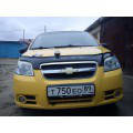 Дефлектор капоту, мухобойка Chevrolet Aveo з 2006 р. в.(седан) VIP, фото 2