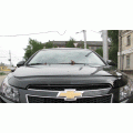 Дефлектор капоту, мухобойка Chevrolet Cruze з 2009 р. в. VIP
