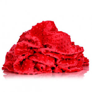 Плюшева тканина Minky червоний (пліт. 380 г/м2)