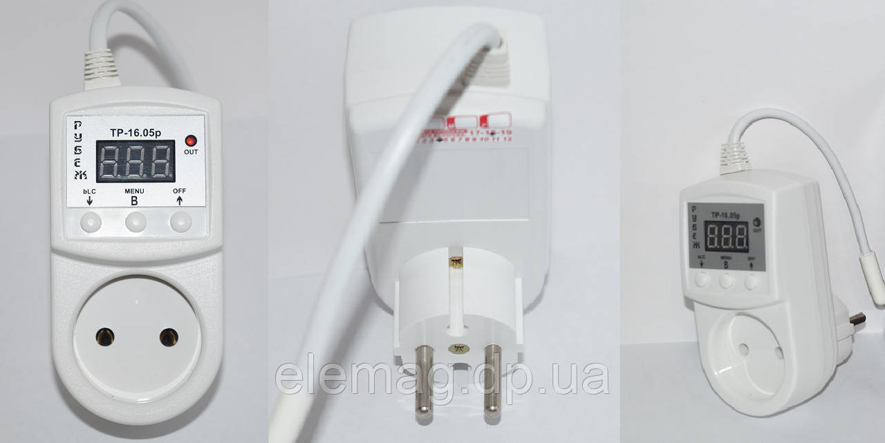 16А Терморегулятор розеточный датчик 15 см - купить по лучшей цене в ...