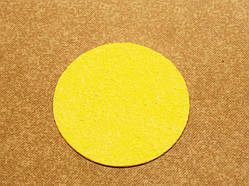 Губка для чищення жала паяльника кругла 50 мм. жовта