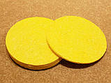 Губка для чищення жала паяльника кругла 50 мм жовта, фото 2