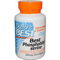 Фосфатидилсерин 100 мг 60 капс захист мозку від старіння Doctor's s Best USA