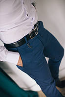 Брюки-джинсы мужские West-Fashion модель А-409 светло-синие