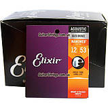Струни Elixir 11052 Nanoweb Bronze 12-53, фото 3