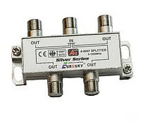 Дільник ТВ сигналу (4 Way Splitter)