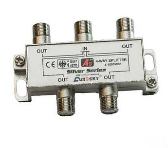 Eurosky 4 Way Splitter Дільник ТВ сигналу