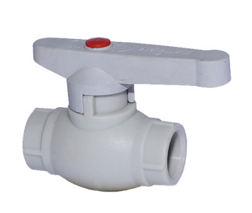 Кульовий кран 20 поліпропіленовий (Україна) металева куля, фото 1