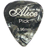 Медіатор Alice AP-600A0.96 Celluloid 0,96 mm різні кольори, фото 3