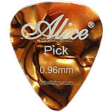 Медіатор Alice AP-600A0.96 Celluloid 0,96 mm різні кольори, фото 7