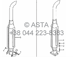 ГлушНИК для збирання на YTO-X854