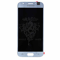 Дисплей Samsung J330 Galaxy J3 2017 з сенсором Silver Срібний оригінал, GH96-10992A, фото 3