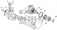 Передний мост в сборе-поворотный кулак на YTO-X854