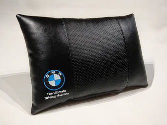 Подушка під спину в автомобіль BMW чорна