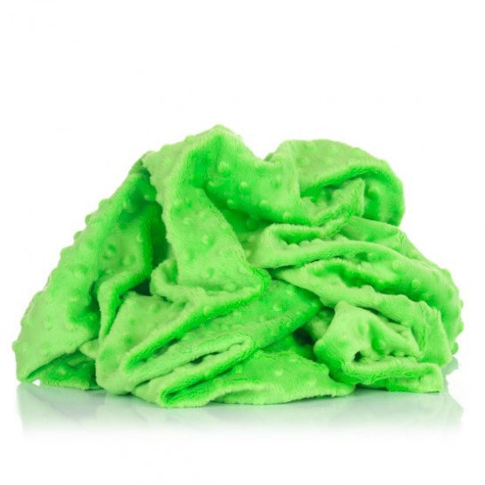 Плюшева тканина Minky зелений (пліт. 380 г/м. кв)