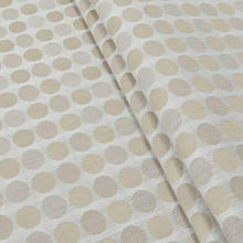 Декоративна тканина для штор, горохи топлене молоко
