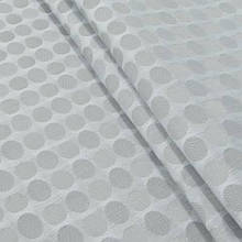 Декоративна тканина для штор, горохи сірий