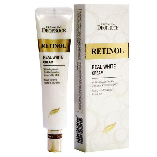 Крем з ретинолом для повік і носогубних складок Premium Deoproce Retinol Real Cream White