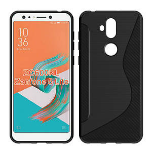 Силіконовий чохол Duotone для Asus Zenfone 5 Lite (ZC600KL) чорний