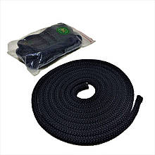 Скакалка для художньої гімнастики 3м, товщина 11 мм, вага 173гр, "El Leon De Oro", Іспанія, Чорна